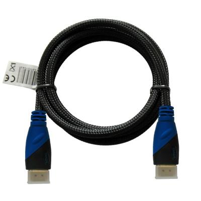 Savio CL-48 HDMI kabel 2 m HDMI Type A (Standaard) Zwart, Blauw