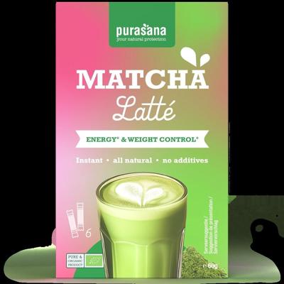 Instant matcha latte 6x10g bio 60 Gram