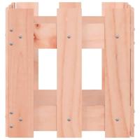 Plantenbak met hekontwerp 30x30x30 cm massief dougashout - thumbnail