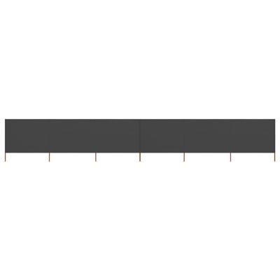 VidaXL Windscherm 6-panelen 800x120 cm stof antraciet VidaXL Windscherm 6-panelen 800x120 cm stof antraciet