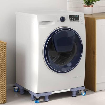 VidaXL Wasmachinebasis grijs 66 x 66 x 12 cm roestvrij staal VidaXL Wasmachinebasis grijs 66 x 66 x 12 cm roestvrij staal