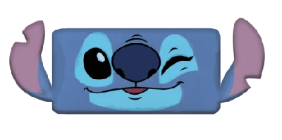 Stitch sierkussen 'knipoog' 27 x 45 cm