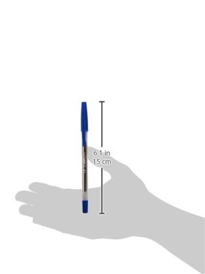 Q-CONNECT balpen, met dop, 0,7 mm, medium punt, blauw, doos van 50 stuks