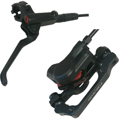 Bls sh50-r2000 (shimano) hydraulische schijfremset rechts 2000mm zwart