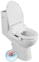 Verhoogd Toilet Elektrisch Bidet Sapho Handicap P-Trap Wit - thumbnail