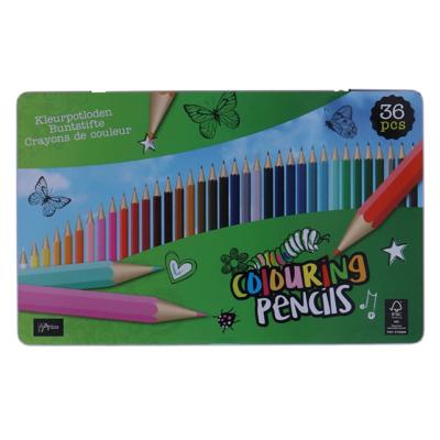 Kleurpotloden in Blik 36 Stuks Kleurpotloden in Blik 36 Stuks