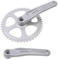 Miranda crankset alu zilver 46 tands 3 32 + 1 8 bulk - thumbnail