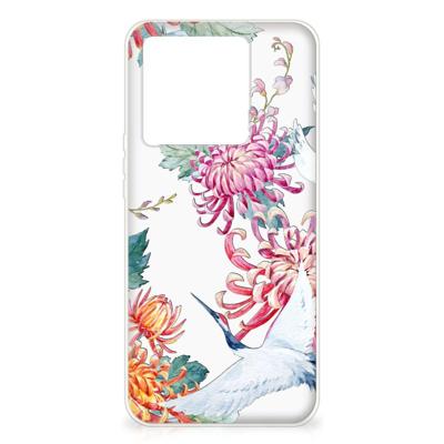 Xiaomi 13T | TPU Hoesje | Bird Flowers