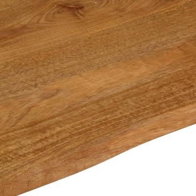 Tafelblad met natuurlijke rand 100x80x3,8 cm massief mangohout Tafelblad met natuurlijke rand 100x80x3,8 cm massief mangohout