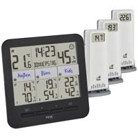 TFA Dostmann KLIMA@HOME 2 30.3075.01 Draadloze thermo- en hygrometer Zwart - thumbnail