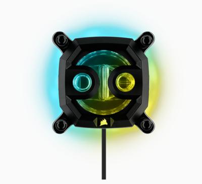 Corsair Hydro X Series XC9 RGB CPU Water Block cpu-koeler Corsair Hydro X Series XC9 RGB CPU Water Block cpu-koeler