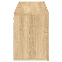 Tv-meubel wandgemonteerd 100x30x41 cm sonoma eikenkleurig - thumbnail