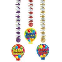 Folat BV Hangdecoratie happy birthday - thumbnail