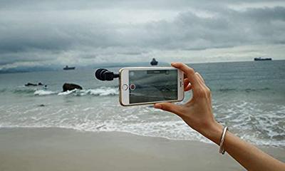 Saramonic Condensator-microfoonapparaten met (3,5 mm) uitgang voor Apple iPhone/iPad/iPod Touch