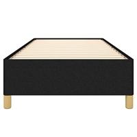 Bedframe stof zwart 100x200 cm - thumbnail