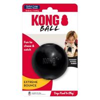 Hond X-treme rubber bal zwart medium Kong Gebr. de Boon - Kong - thumbnail