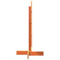 VidaXL Kerstdecoratie kerstboom 80 cm massief grenenhout wasbruin - thumbnail