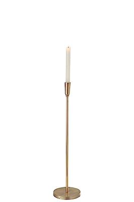 J-Line kandelaar - metaal - goud - medium