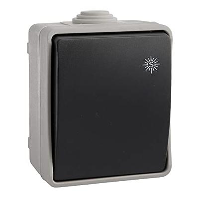 Schakelaar met 2 polen Solera IP44 6,5 x 8 x 5,5 cm Schakelaar met 2 polen Solera IP44 6,5 x 8 x 5,5 cm