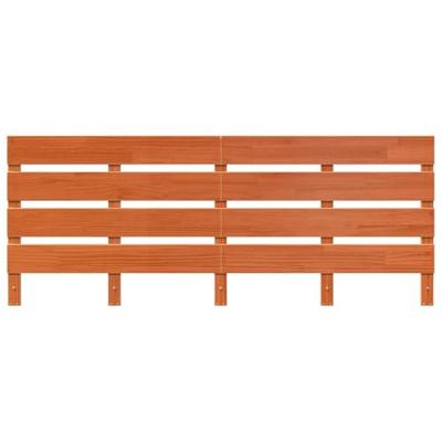 Hoofdbord Wasbruin 200.5 x 3 x 80 cm Massief grenenhout