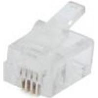 RJ11 (6P4C) plug, 50 stuks - thumbnail