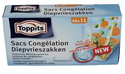 Toppits Diepvrieszakken 1 liter 40 stuks bij Jumbo