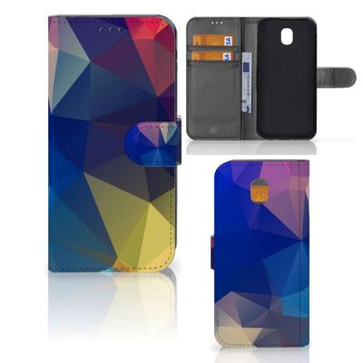 Samsung Galaxy J5 2017 | Book Case | Polygon Dark Samsung Galaxy J5 2017 | Book Case | Polygon Dark
