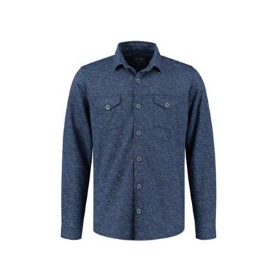 GABBIANO regular fit overhemd met all over print palace blue 312