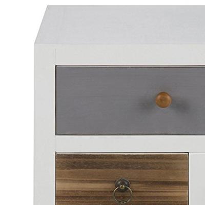 Bendt Nachtkastje 'Alice' met 4 laden, kleur Meerkleurig