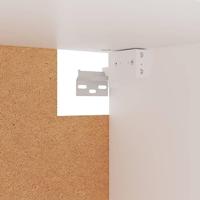 Kledingkast 100x32,5x35 cm spaanplaat wit - thumbnail