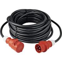 AS Schwabe 61010 Stroom Verlengkabel 16 A Zwart 10.00 m H07RN-F 5G 2,5 mm² - thumbnail