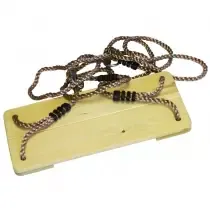 Schommelzitje in geimpregneerd hout geniet 450x190x16 mm pp-touw Hermic - Hermic Schommelzitje in geimpregneerd hout geniet 450x190x16 mm pp-touw Hermic - Hermic