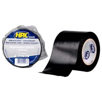 PVC isolatietape HPX 50 mm x 10 meter - zwart