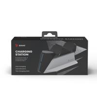 SAVIO GCS-01 Dubbel laadstation voor PS5 pads, Dual Sense, USB, zwart - thumbnail