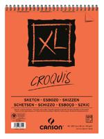 Schetspapier Canson XL Sketch 120vel 90gr A3 ivoorwit - thumbnail