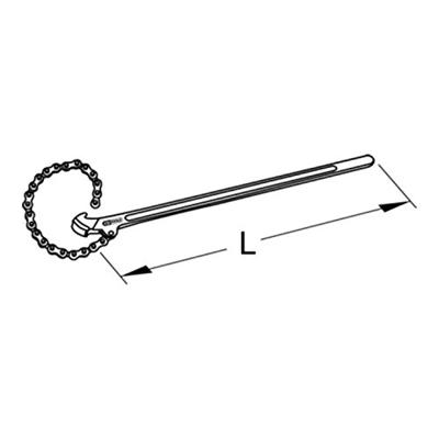 KS Tools 963.1715 9631715 Kettingfittingtang