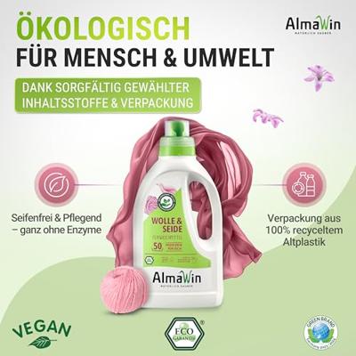 AlmaWin Wasmiddel wol & zijde - 750ml - thumbnail