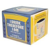 UPG Mok - Ik Drink Dus Ik Ben (Filosofie) Quote - thumbnail