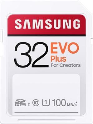 EVO Plus MB-SC32H - Flashgeheugenkaart - 32 GB - UHS-I U1 Class10 - SDHC UHS-I EVO Plus MB-SC32H - Flashgeheugenkaart - 32 GB - UHS-I U1 Class10 - SDHC UHS-I