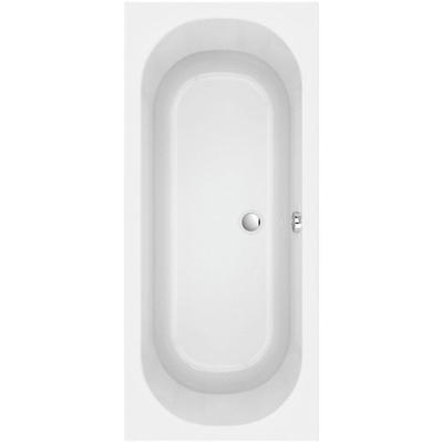 Saniclass Stuttgart Ligbad - 180x80x48cm - acryl - duo - glans wit SW6328 Saniclass Stuttgart Ligbad - 180x80x48cm - acryl - duo - glans wit SW6328