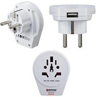 Hama Reisadapter World To Europe USB Voor 2- En 3-polige Apparaten 1x USB - thumbnail