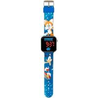 Sonic LED Horloge Blauw - thumbnail