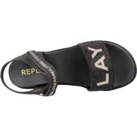 Replay Sandalen JT420007S-0168 Zwart / Goud-31 maat 31 - thumbnail
