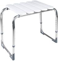 Saqu badkamerkruk verstelbaar 59,5x36x41,5-54cm Wit - thumbnail