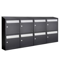 Allux Flow Set 4-Breed, 2-Hoog Met Dak Zwart - 40040070_4x2d - thumbnail