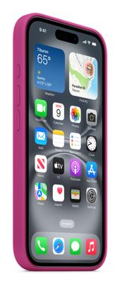 Apple Silicone MagSafe Hoesje iPhone 16 Fuchsia
