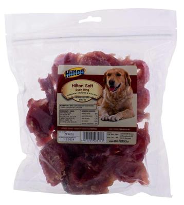HILTON Soft duck rings - Hondensnack - 500 g