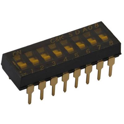 C & K Switches SDA01H1BD DIP Switch SDA Series DIP-schakelaar Aantal polen 1 1 stuk(s) Tube