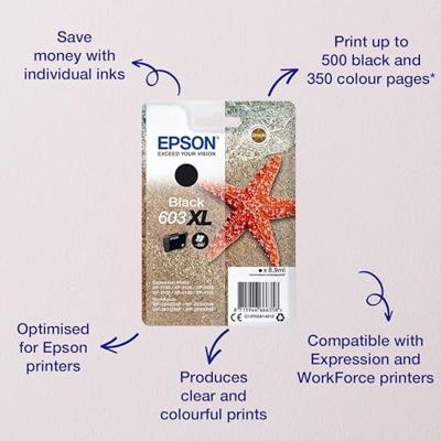 Originele inktcartridge Epson 603XL Zwart