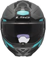 LS2 opklaphelm "ff910 advant ii triple". helmet ff910 advant ii triple m gr/blue/red - thumbnail